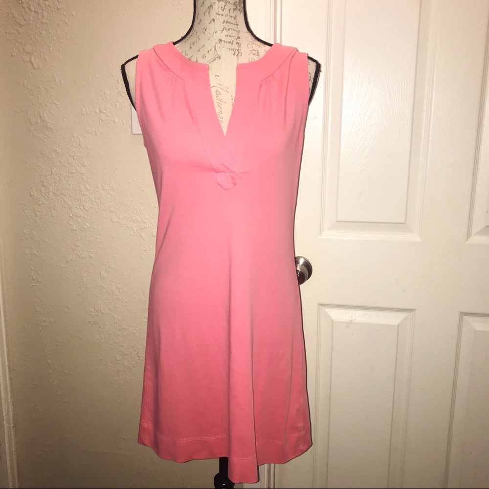 New York & Co. Shift Dress Coral Pink Sleeveless